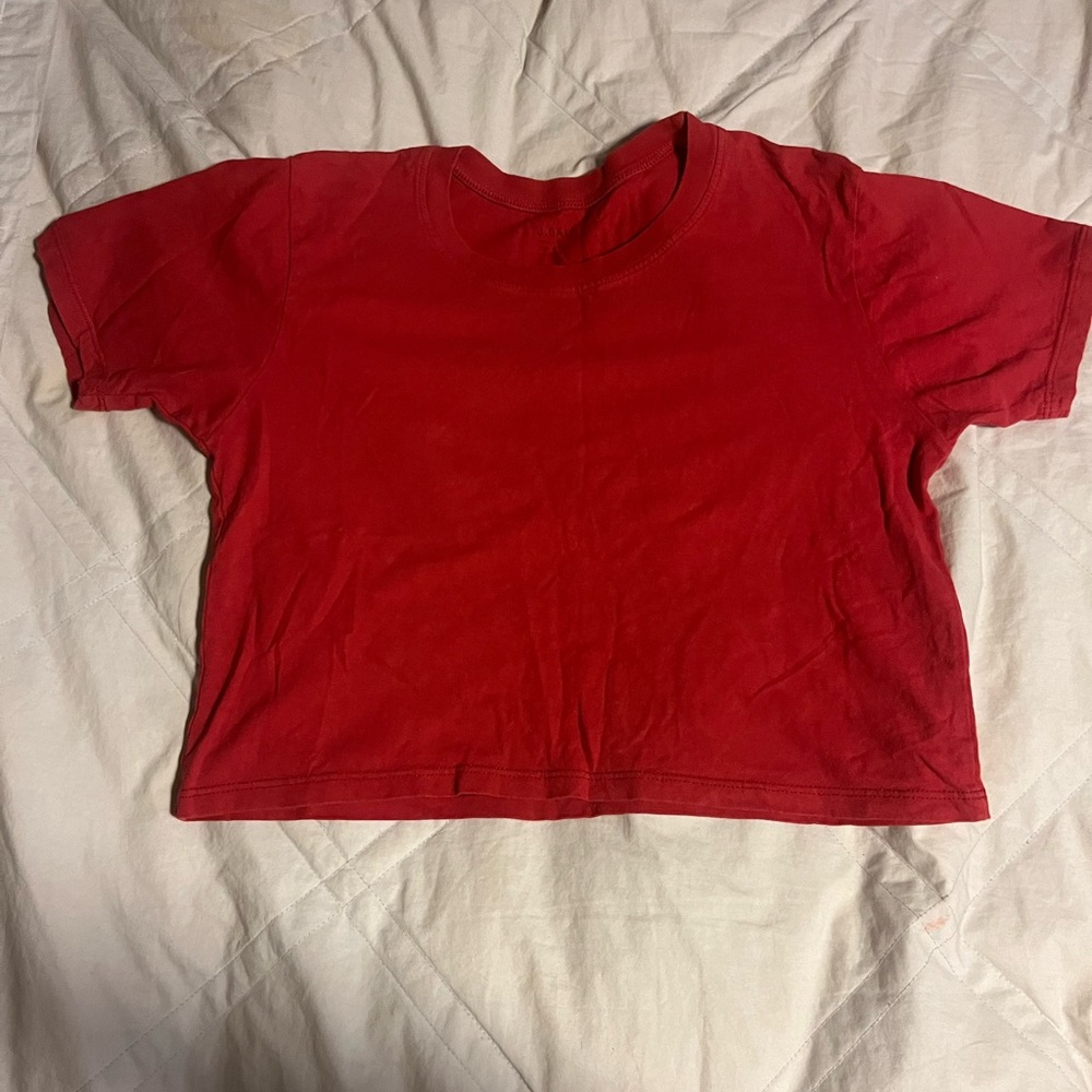 Salmon crop top size: one size brand: John galt